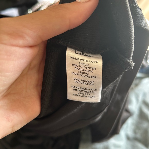 Lulus Marvelous Glam Black Mesh Rhinestone Twist-front Maxi Dress - Size M - Picture 8 of 8